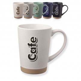 Personalized 16 oz. Nebula Speckled Clay Coffee Mugs