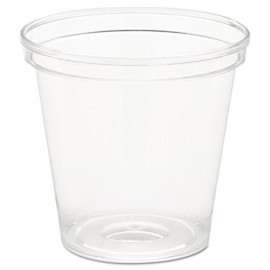 1 Oz. Clear Rigid Plastic Disposable Shot Glass with Logo