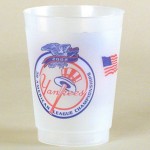 Personalized 10 Oz. Frost Flex Plastic Cup (Silk Screen Printing)