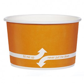 Custom Branded 20 Oz. Paper Dessert/ Food Cup - Flexographic Printed