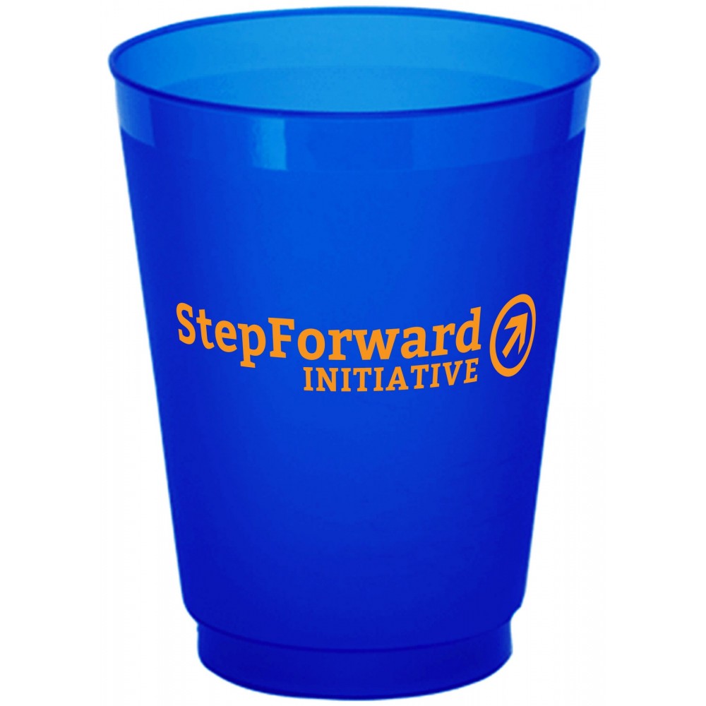 16 Oz. Tinted Translucent Unbreakable Frosted Cup Logo Printed 16 Oz. Tinted Translucent Unbreakable Frosted Cup Logo Printed