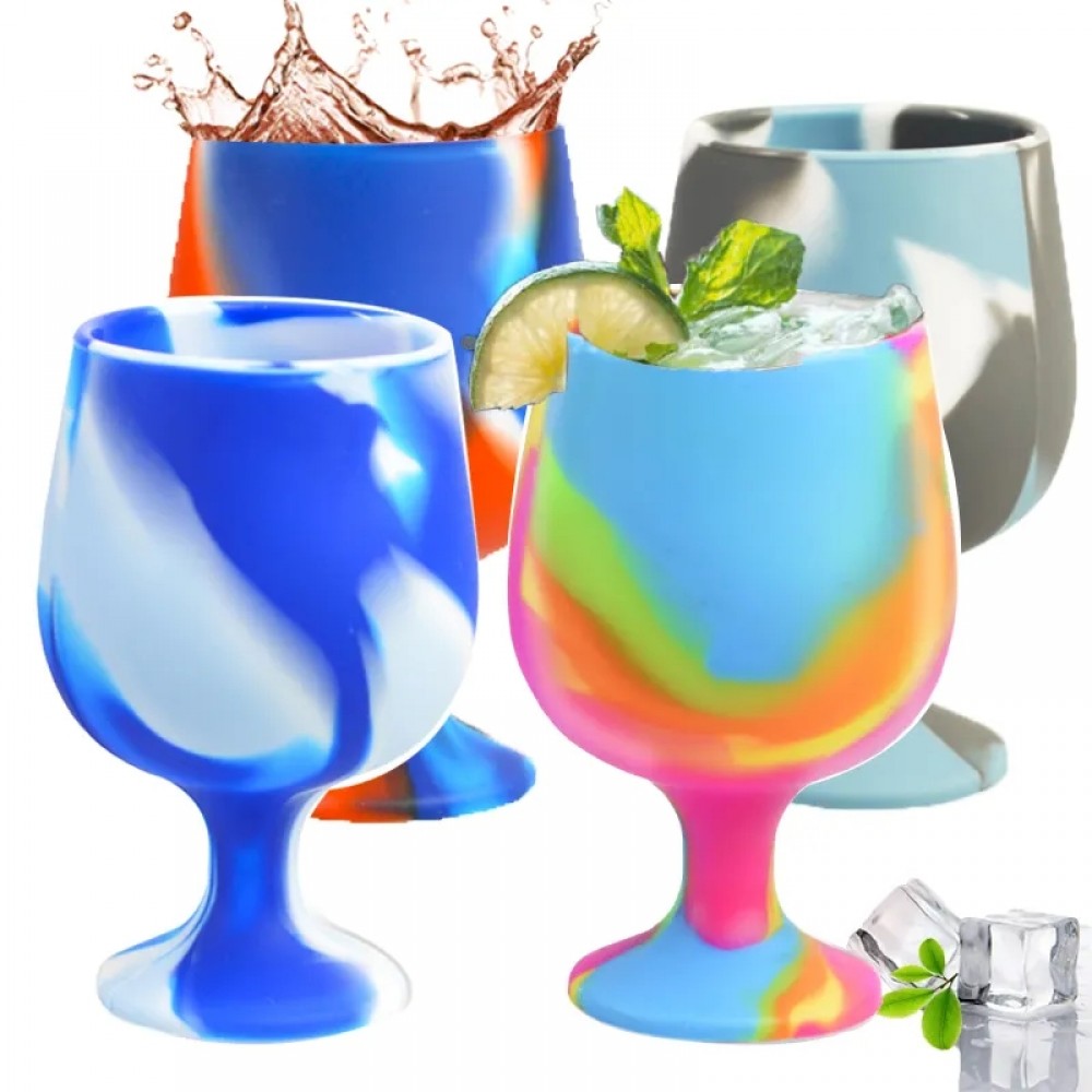 Silicone Wine Cup with Logo