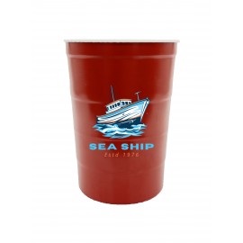 Personalized 16 Oz. Digital Steel Party Cup