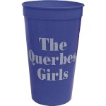 32 Oz. Smooth Colored Stadium Cup (Petite Line) Custom Imprinted