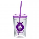 Personalized 16 Oz. Double-Wall Transparent Tumbler