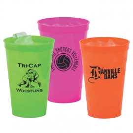 22 Oz. Smooth Stadium Cup with Logo