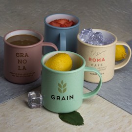 18 Oz. Wheat Cup w/Handle with Logo