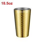 Logo Branded 18.5oz Stainless Steel Double Wall Drinking Cup Beer Cup