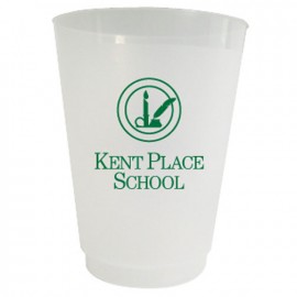 Promotional 12 Oz. Frost Flex Plastic Cup (Silk Screen Printing)