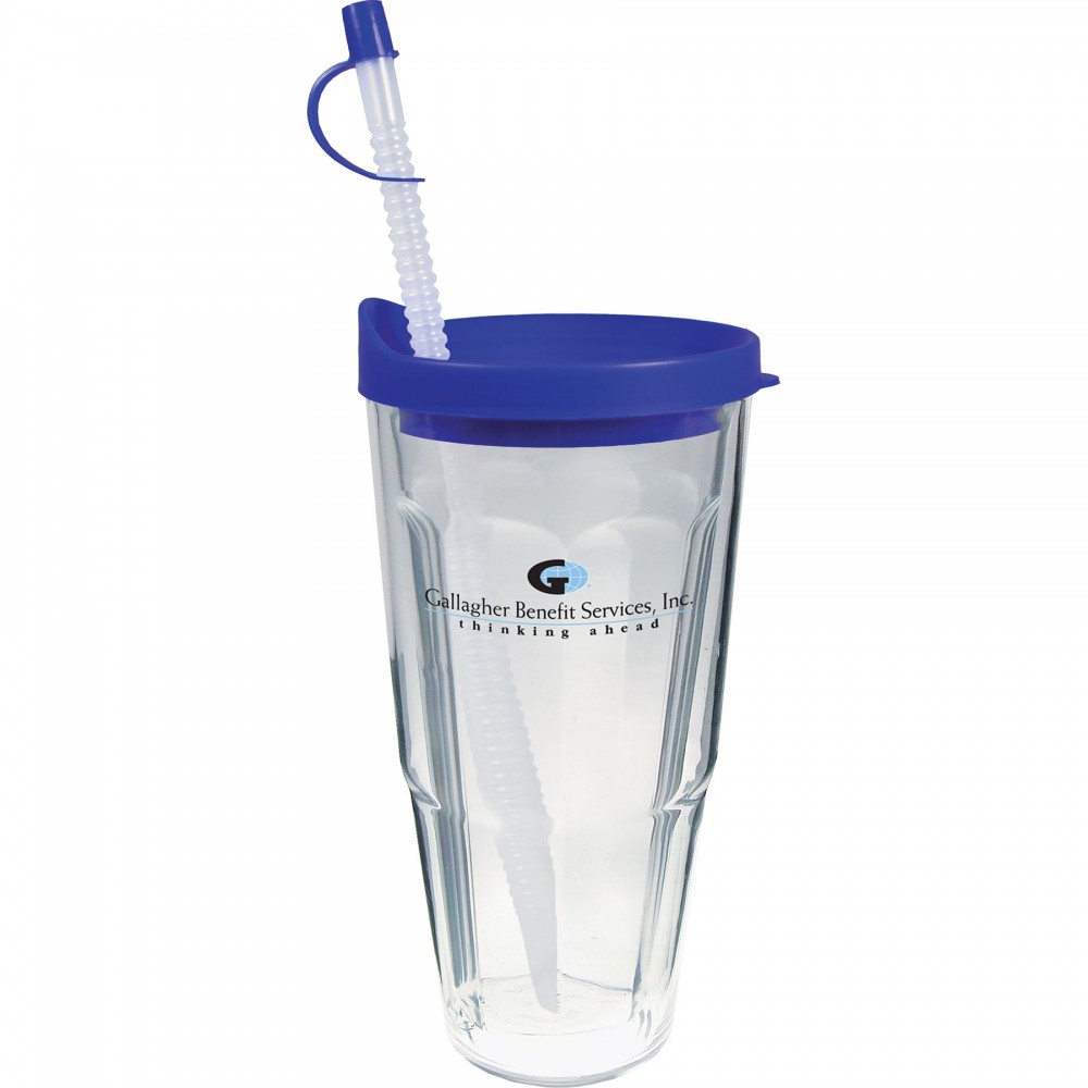 24 Oz. Double Wall Thermal Travel Tumbler - Screen Printing with Logo