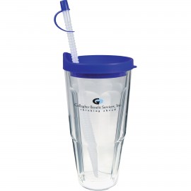 24 Oz. Double Wall Thermal Travel Tumbler - Screen Printing with Logo