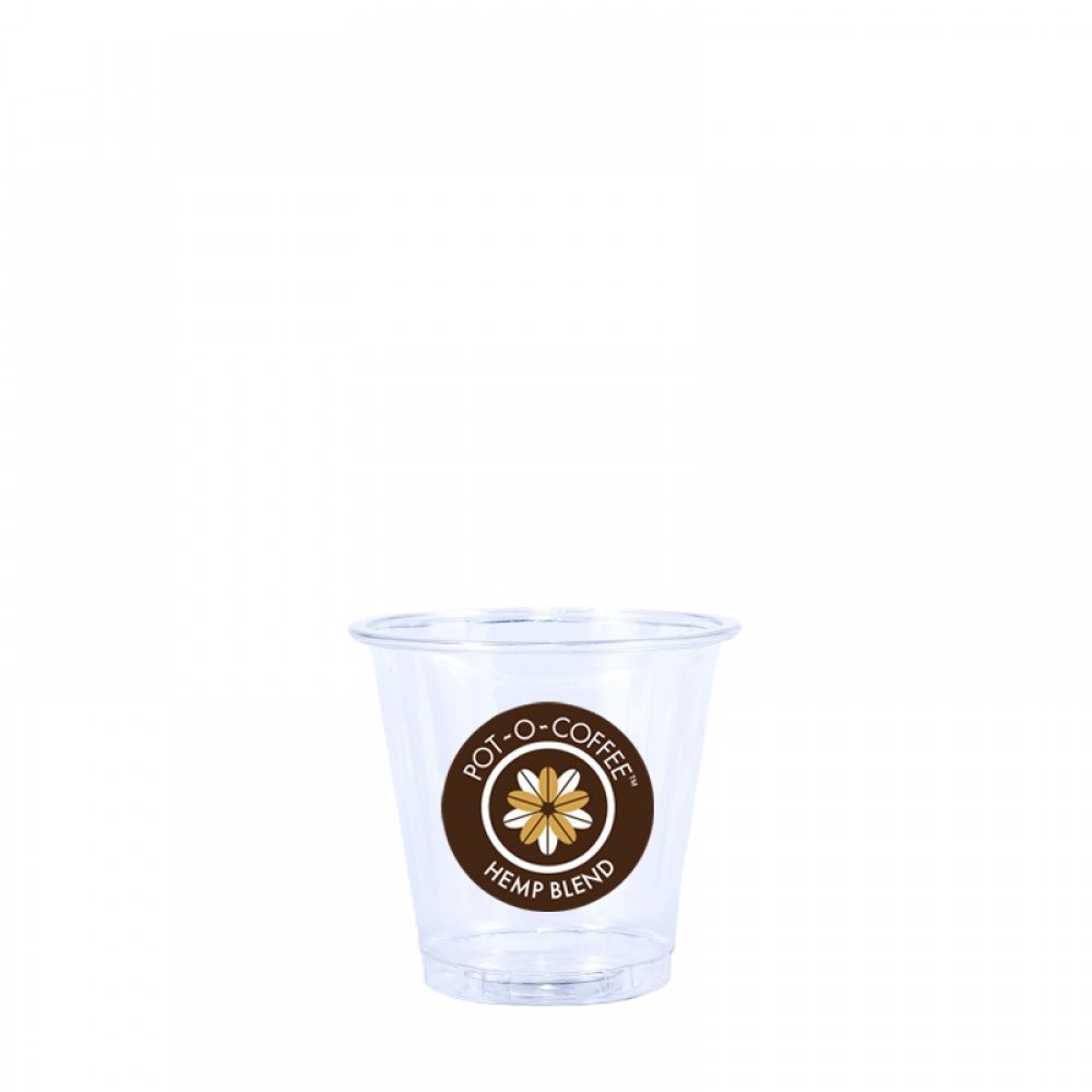 3 Oz. Clear PET Plastic Cold Cup with Logo