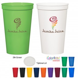 22 Oz. Big Game Stadium Cup with Logo