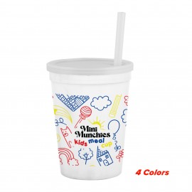 Custom 12 Oz. Smooth-Sided Sports Sipper Offset Printed  Custom 12 Oz. Smooth-Sided Sports Sipper Offset Printed