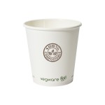 Custom Imprinted 10 Oz. Compostable Paper Hot Cup (Petite Line)