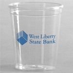 2 Oz. Crystal Clear Plastic Cup with Logo