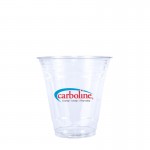 12 Oz. Clear PET Plastic Cold Cup with Logo