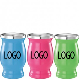 Promotional Double-Walled Natural Gourd Original Traditional Mate Cup Coffee Tumblers --- 7 OZ  Promotional Double-Walled Natural Gourd Original Traditional Mate Cup Coffee Tumblers --- 7 OZ