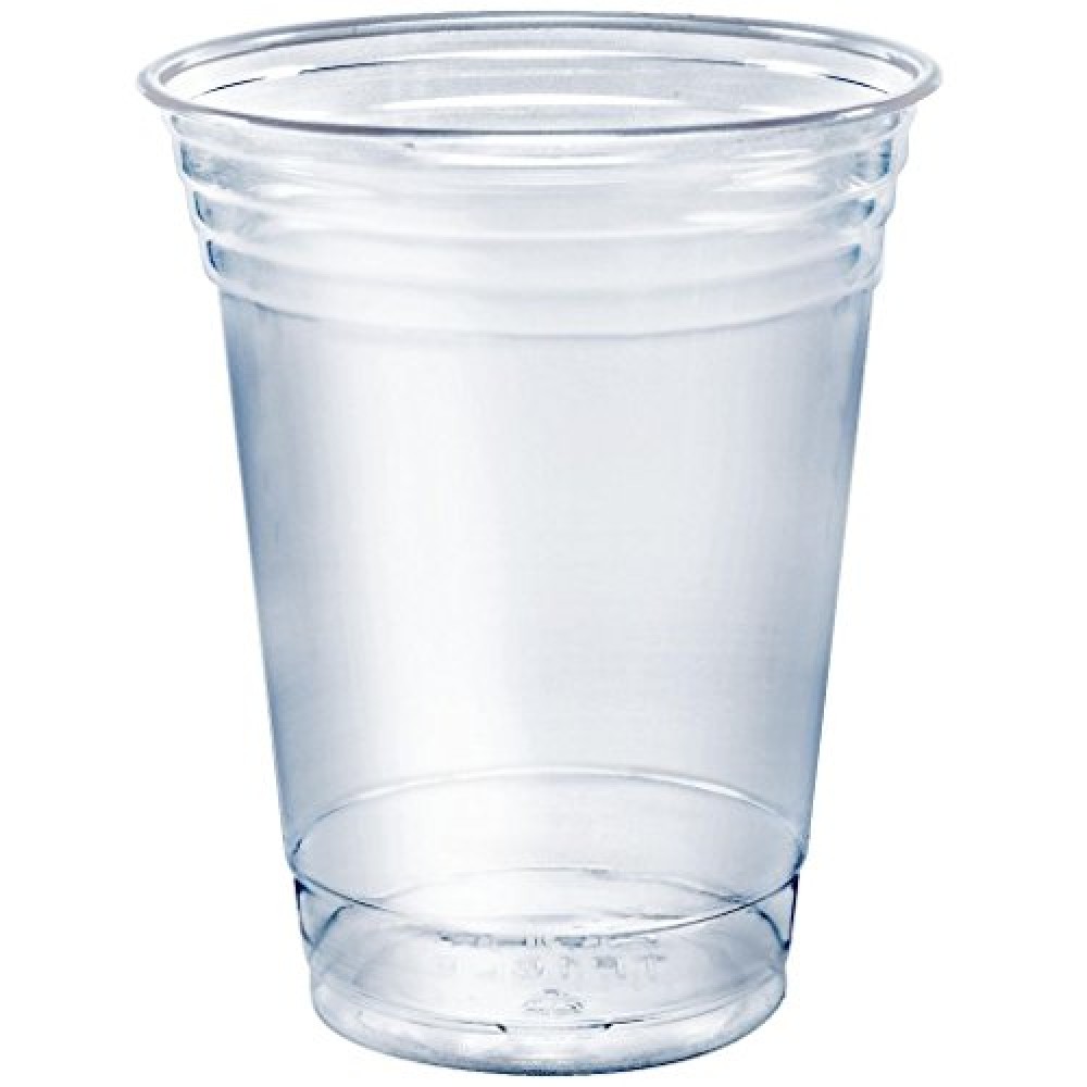 Custom 16-18 Oz. Clear Plastic Soft-Flex Disposable Cup