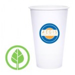Customized 16 Oz. Eco-Friendly PLA Paper Hot Cup