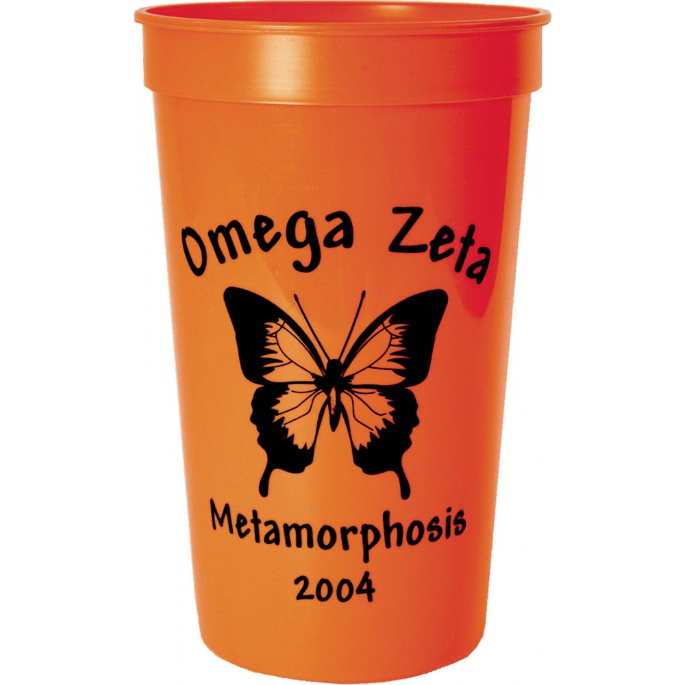Custom Branded 22 Oz. Smooth Colored Stadium Cup (Petite Line) Custom Branded 22 Oz. Smooth Colored Stadium Cup (Petite Line)