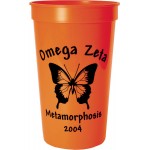 Custom Branded 22 Oz. Smooth Colored Stadium Cup (Petite Line)