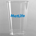 10 Oz. Crystal Clear Plastic Cup with Logo