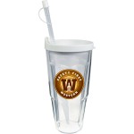 24 Oz. Double Wall Thermal Travel Tumbler - Custom Decal with Logo