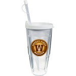 24 Oz. Double Wall Thermal Travel Tumbler - Custom Decal with Logo