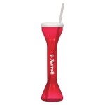 Custom Branded 18 Oz. Yard Cup With Straw