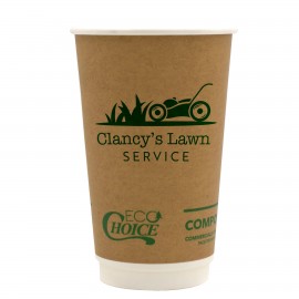 Custom 16 oz Kraft Insulated Paper Cup