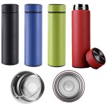 Logo Printed 16 OZ Stainless Steel Sports Water Bottle Double Wall Vacuum Insulated Water Bottle