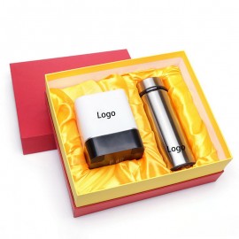 Customized 2-Piece Bluetooth Speaker and Vacuum Cup Gift Set