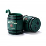 Customized Creative Barrel Shape Drinking Cup with Hook