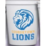 Custom Imprinted White & Natural Stadium Cup (16 Oz.)