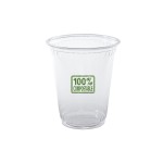 Logo Printed 7 Oz. Soft-Sided Greenware Plastic Cup (Grande Line)