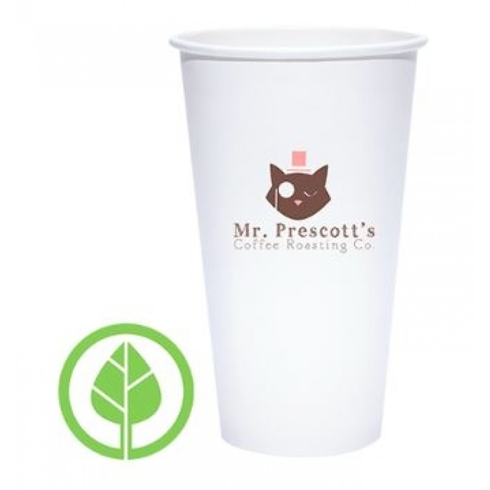 Custom Imprinted 20 Oz. Eco-Friendly PLA Paper Hot Cup Custom Imprinted 20 Oz. Eco-Friendly PLA Paper Hot Cup