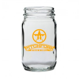 Logo Branded 8 oz. Mason Jar