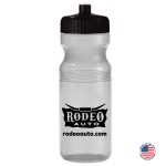 Custom Imprinted 20 Oz. Translucent Bike Bottle. Made in USA