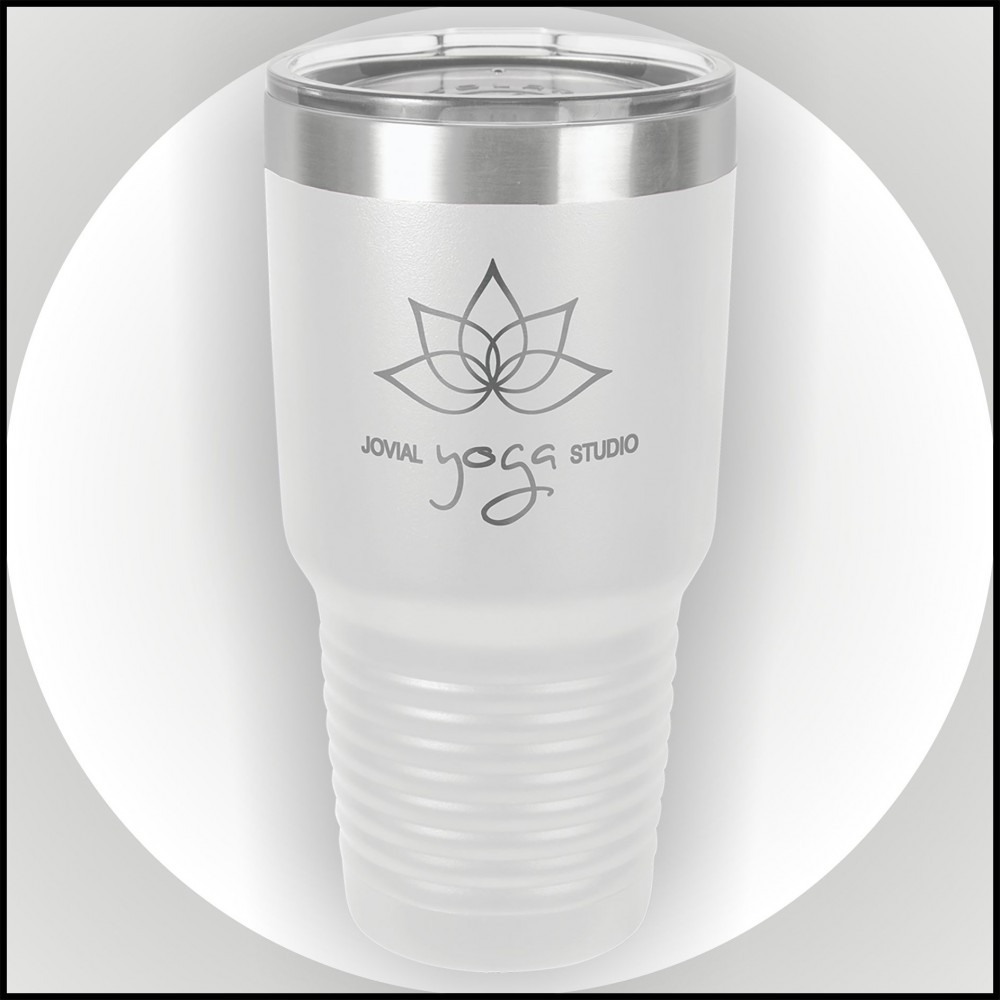 30 oz White Stainless Steel Polar Camel Vacuum Insulated Tumbler Custom Imprinted 30 oz White Stainless Steel Polar Camel Vacuum Insulated Tumbler Custom Imprinted