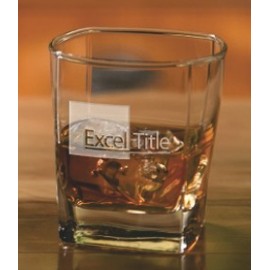 10 Oz. Signature Square On the Rocks Glass (Set Of 4) with Logo  10 Oz. Signature Square On the Rocks Glass (Set Of 4) with Logo