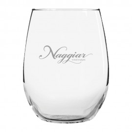 Personalized 9oz. Stemless Wine Glass