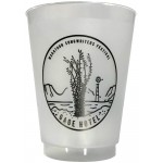 12 Oz Frost Flex Plastic Cup with Logo