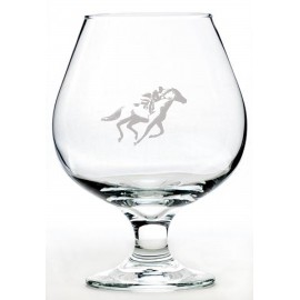 17.5 Ounce Snifter Glass with Logo  17.5 Ounce Snifter Glass with Logo