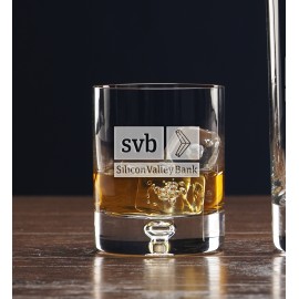 Logo Branded 10 Oz. Deluxe On The Rocks Glass (Set Of 2)  Logo Branded 10 Oz. Deluxe On The Rocks Glass (Set Of 2)