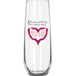 Promotional 8.5 Oz. Stemless Wine/Champagne Flute Glass - Dishwasher Resistant - Precision Spot Color