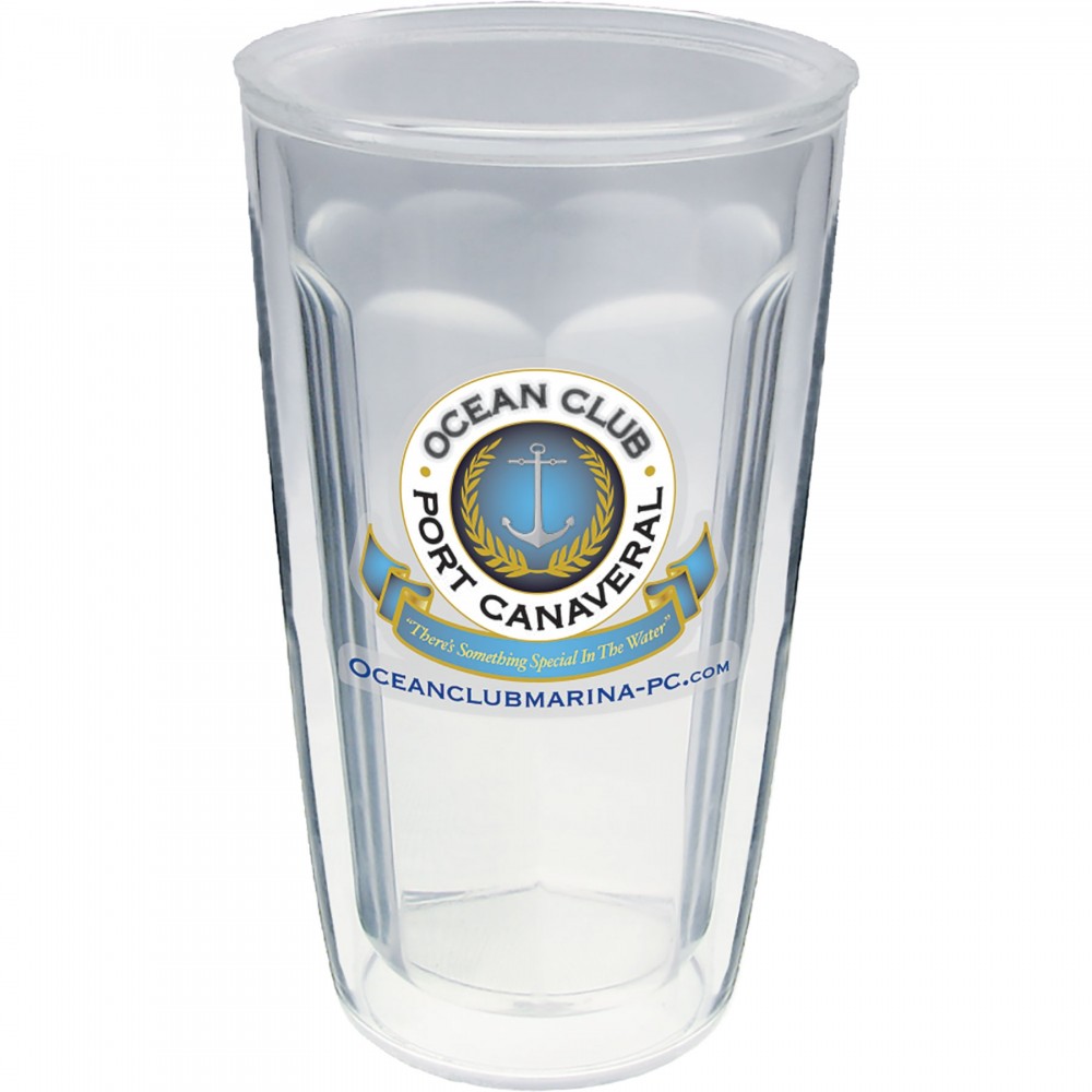 Promotional 16 Oz. Double Wall Insulated Thermal Tumbler - Custom Decal