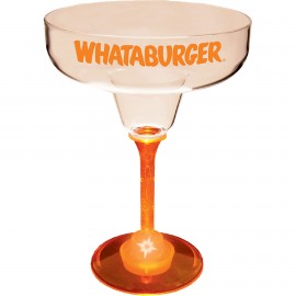 Promotional 12 Oz. Margarita Glass w/ Light Up Contrast Standard Stem  Promotional 12 Oz. Margarita Glass w/ Light Up Contrast Standard Stem