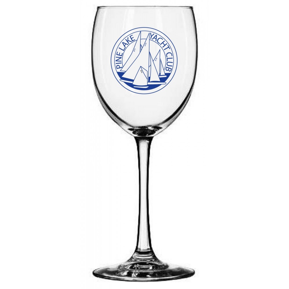 Personalized 12 Ounce Premium Vina Line White Wine Glass