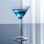 Logo Branded Martini Glass